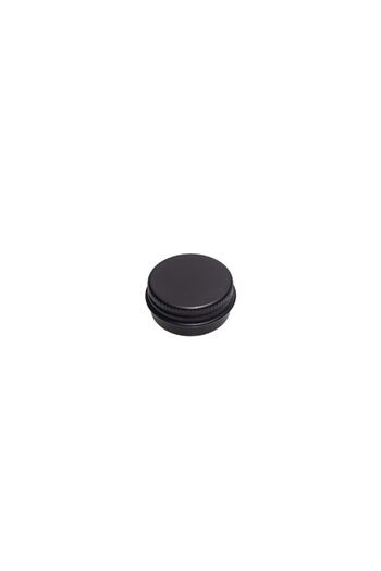 DROPY Aluminum box-type cosmetic container for creams, lotions or gels 10 g, matte black