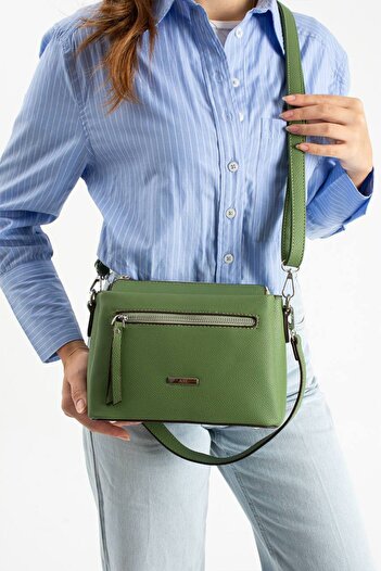 wikidayss Women's 7 Compartment 2 Strap Shoulder and Crossbody Bag (1St Class Workmanship)