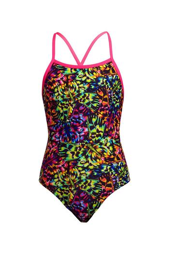 FUNKİTA Tmt Flying Fiesta Girls' Tie-Up Strap Swimsuit