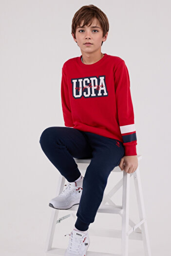 U.S. Polo Assn. Boy's Tracksuit Set – Uspa Printed Sports Model