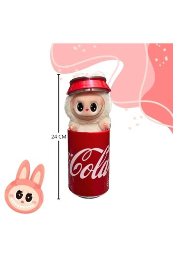 ABYZ LABUBU Secret Edition Coca-Cola plush figure – 16 cm, rotating head, toy for children 3+ years old