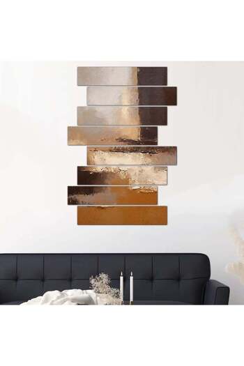 Generic Modern Abstract Art Wall Panel - 24518 - Divided into eight pieces