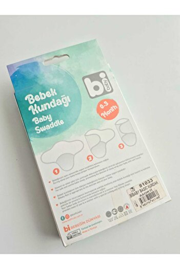 Bibaby 100% Cotton Baby Girl Swaddle 0-3 Months