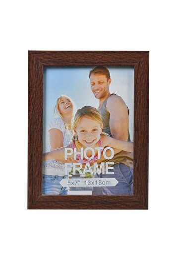 OEM Fama Decorative Photo Frame Dark Brown Wood 13x18cm