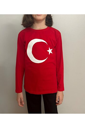 Markasız ucuz Turkish Flag T-Shirt