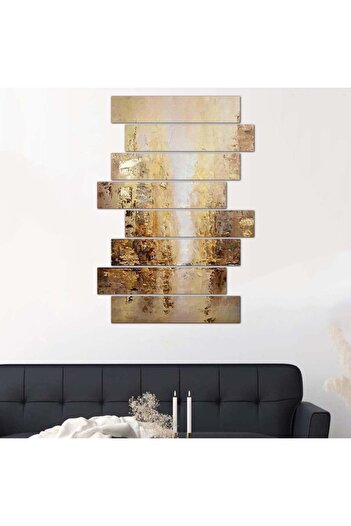 Generic Modern Abstract Art Wall Panel - 24516 - Divided into eight pieces