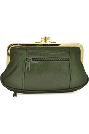 Erzeno Green Clip-On Women's Wallet
