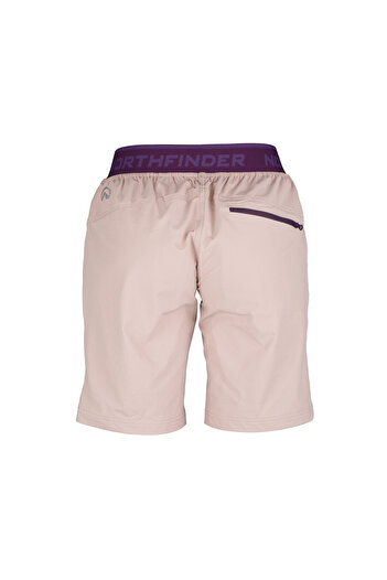 NORTHFINDER Women's elastic shorts Mikayla pink
