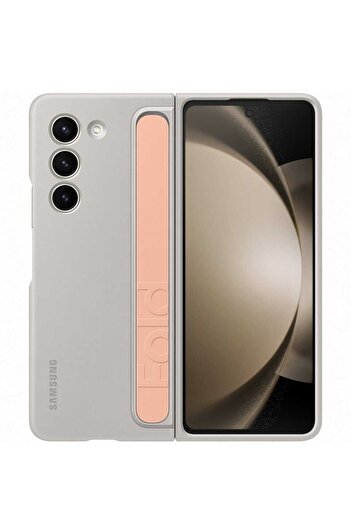 Samsung Standing Case with Strap for Galaxy Fold5, Sand