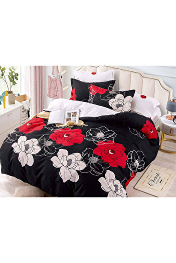 OEM Bed Linen with Elastic 180x200 Hortensia, 6 Pieces (Fine)