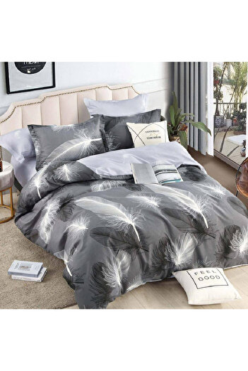 OEM Bed Linen with Elastic 180x200 Black Ink, 6 Pieces (Fine)