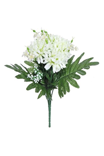 OEM Buchet Flori Artificiale Crizanteme Albe 40cm