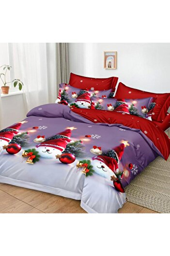 OEM Santa Claus Bed Linen with Elastic 180x200 Noel V51 6 Pieces (Fine)