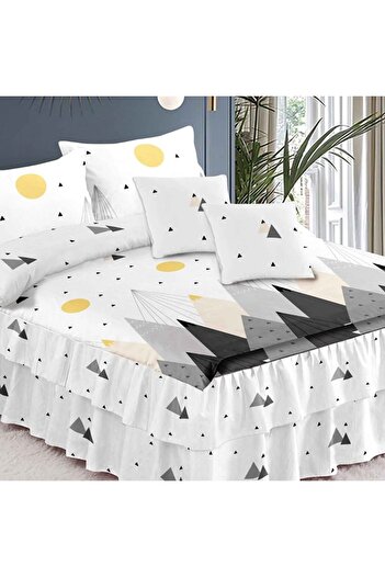 OEM Jess 6-Piece Ruffled Bed Linen (Fine)