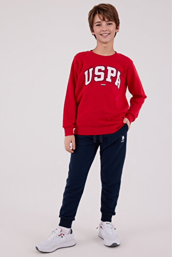 U.S. Polo Assn. Uspa Printed Boys' Tracksuit Set – Relaxed Fit, Sporty Style