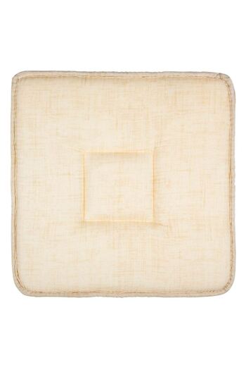 OEM Ecru Chair Cushion 39x39cm