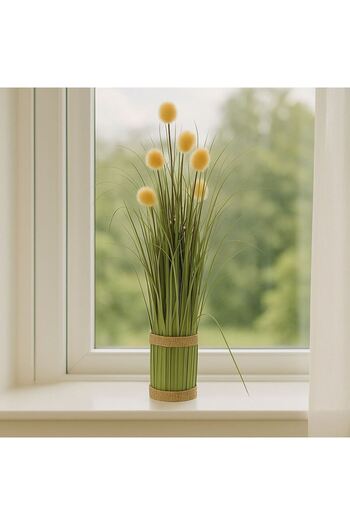 OEM Decorative Pot with Dried Flowers & Grass Ø9x50cm