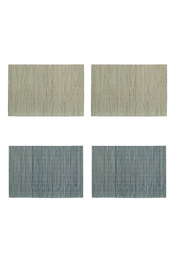 OEM Bamboo Plate Holder Blue Mint Green 43x30cm - 4pcs