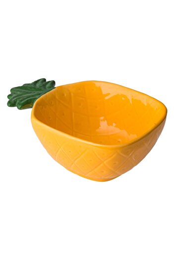 OEM Ceramic Bowl with Pineapple Pattern 300ml