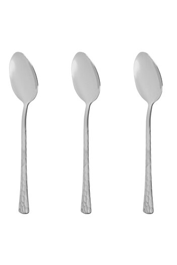 OEM Stainless Steel Spoons "Hammered" 20.5cm - 3pcs