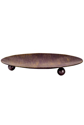 OEM Bronze Metal Candle Holder 15cm