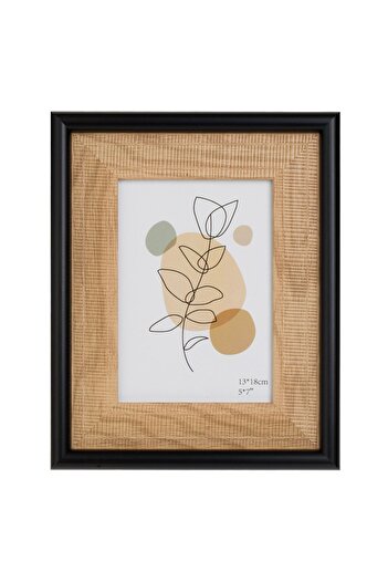 OEM Wooden Photo Frame with Black Border 13x18cm