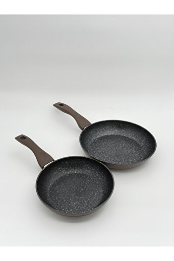 B&D FORGED FRY PAN (3.5mm) 20CM & 24CM (SET OF 2PCS FRY PAN) NONSTICK STONE