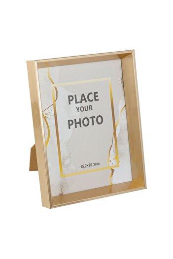 OEM Photo Frame with Wide Gold Frame 15x20cm