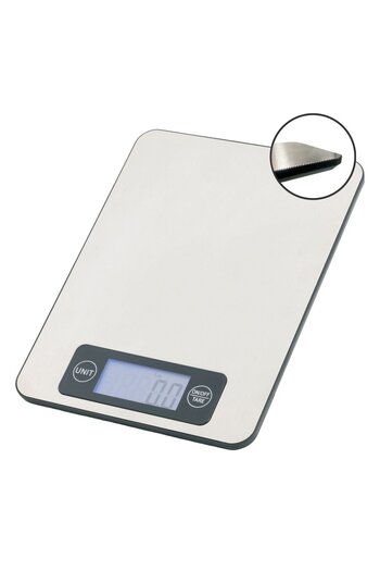 OEM Electronic Kitchen Scale LCD with Glass 5kg Stainless Steel