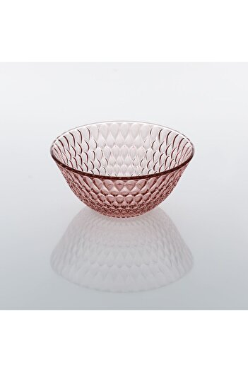 OEM Purple Glass Bowl with Droplet Pattern 300ml