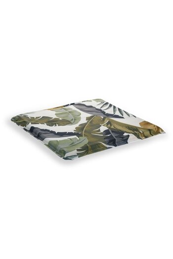 OEM Water Resistant Chair Cushion Banana Leaf 40x41cm