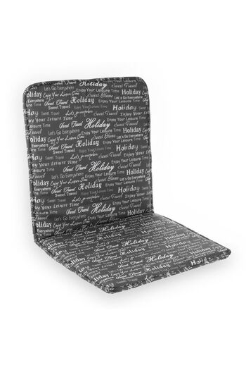 OEM Outdoor Chair Cushion with Backrest Grey 87x43cm