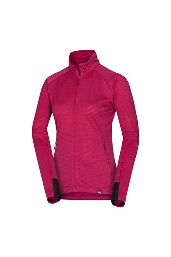 NORTHFINDER Polartec® Power Grid women's sweatshirt Orciarska cherry