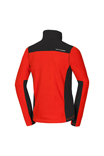 NORTHFINDER Men's polar fleece sweatshirt Mission flamered