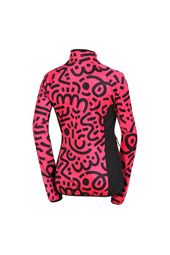 NORTHFINDER Dri-release®DUO women's fleece sweatshirt Zliechova 2 raspberryprint