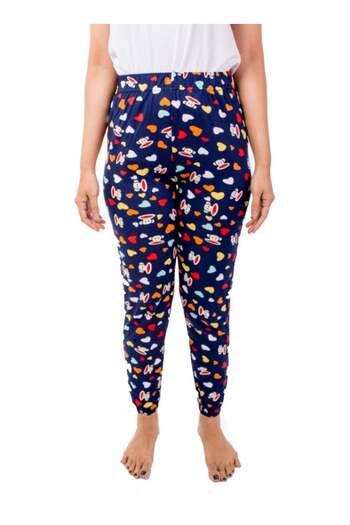 Miss London Elasticated Printed Pyjama Multicolour