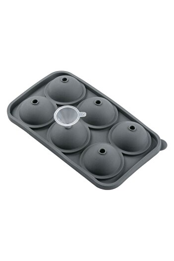 OEM Gray Silicone Ice Cream Mold 19.5x11x5cm