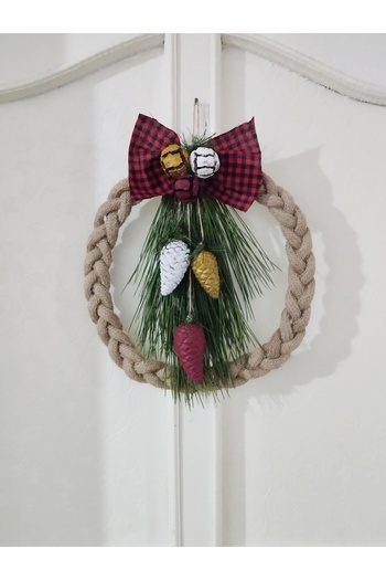 bayram taşcıoğlu home desing Special Design Door Wall Ornament Gift Christmas Ornament Pine Cone Garland Door Ornament