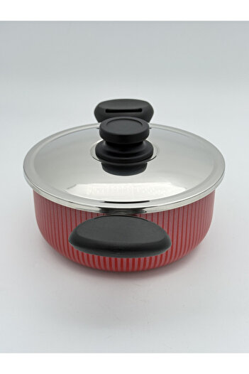B&D STRIPE PRINTING EXTERIOR 28CM/7.4L CASSEROLE WITH S/S LID