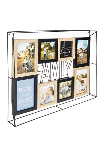 OEM Photo Frame with Metal Frame "Family" (8 photos) 55x41x6cm