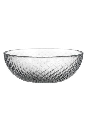 OEM Transparent Glass Bowl with Pattern "Aden" 350ml