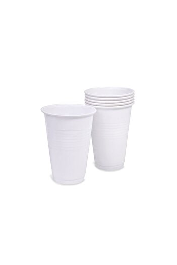 OEM Set of 40 White Plastic Cups 270ml