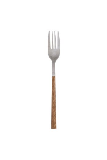OEM Stainless Steel Fork with Wood Effect Handle 21cm