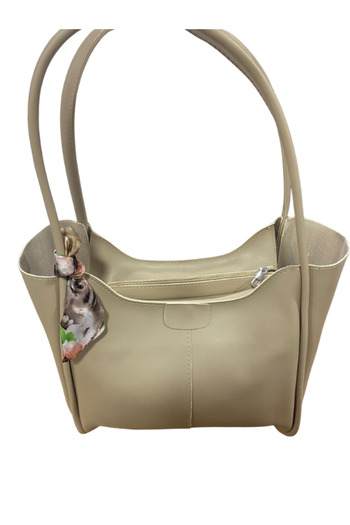 Tutkum Women's Large Size Hand and Shoulder Bag – Large Volume Leather Look Casual Stylish Bag
