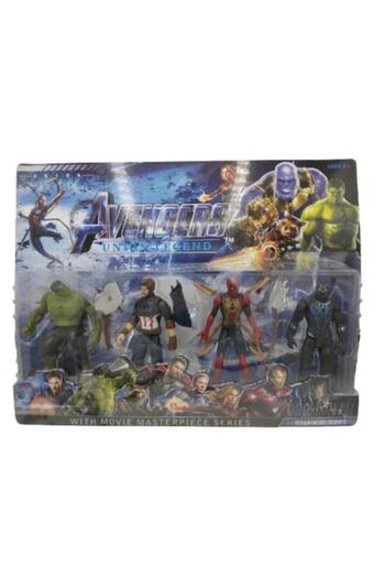 OEM Set of 4 Avengers Super Hero Figures, 17 cm, +3 years