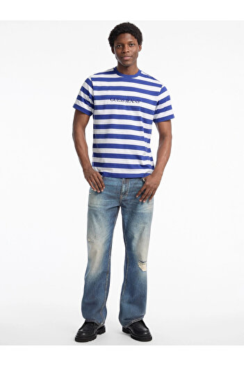 Guess Gj Ss Cn Reg Men's Multicolor Regular Fit T-Shirt M4Yi84K9Xf1-S7Ab