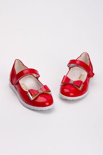 Findify Store Red Patent Leather Girl's Ballerinas
