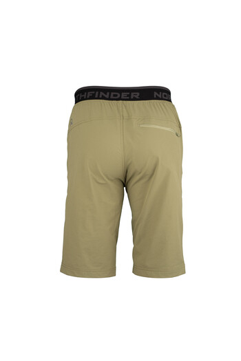 NORTHFINDER Roberto men's elastic waist shorts greengrey