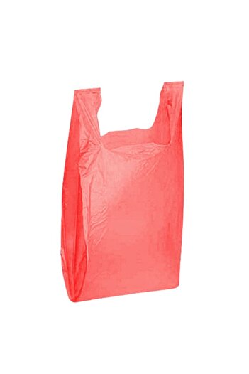 OEM Plastic bags on roll 7 kg, 50 x 31 cm, Red
