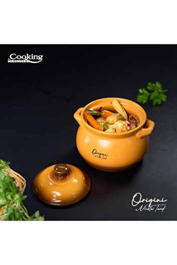 Cooking by Heinner OALA CERAMICA CU CAPAC, 19x19.5 CM, 6 L, NICOLAI TAND, ORIGINI,